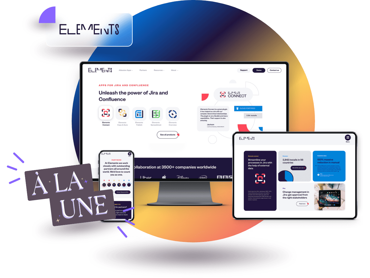 référence mise en avant elements apps