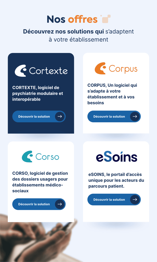Our offers" blocks, one of the custom blocks designed for the Capcir site redesign