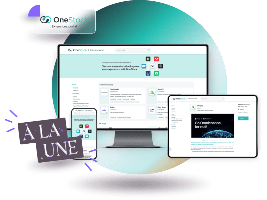 Le nouveau catalogue en ligne OneStock