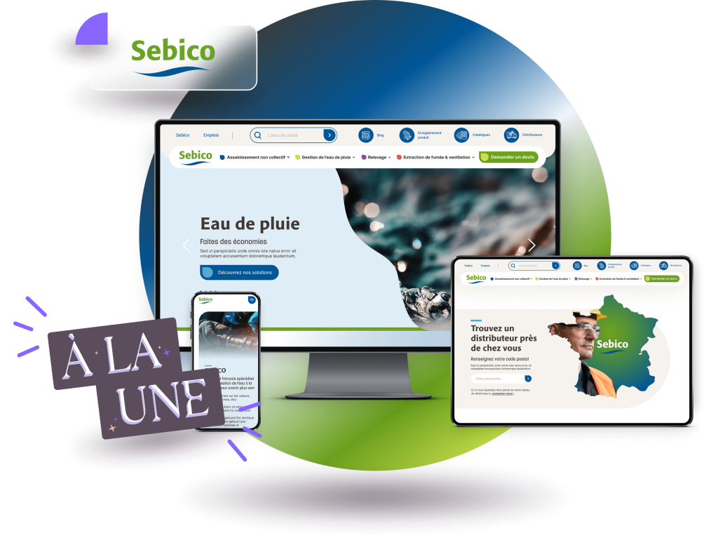 Nouveau site web : Sebico